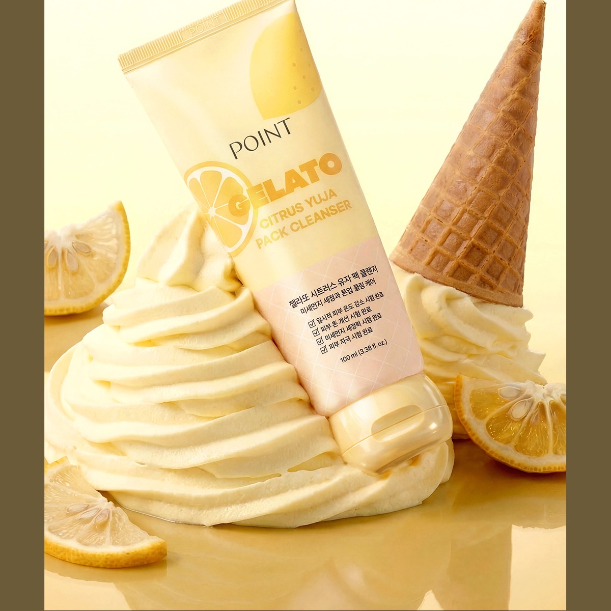 POINT Gelato Citrus Yuja Pack Cleanser 100ml