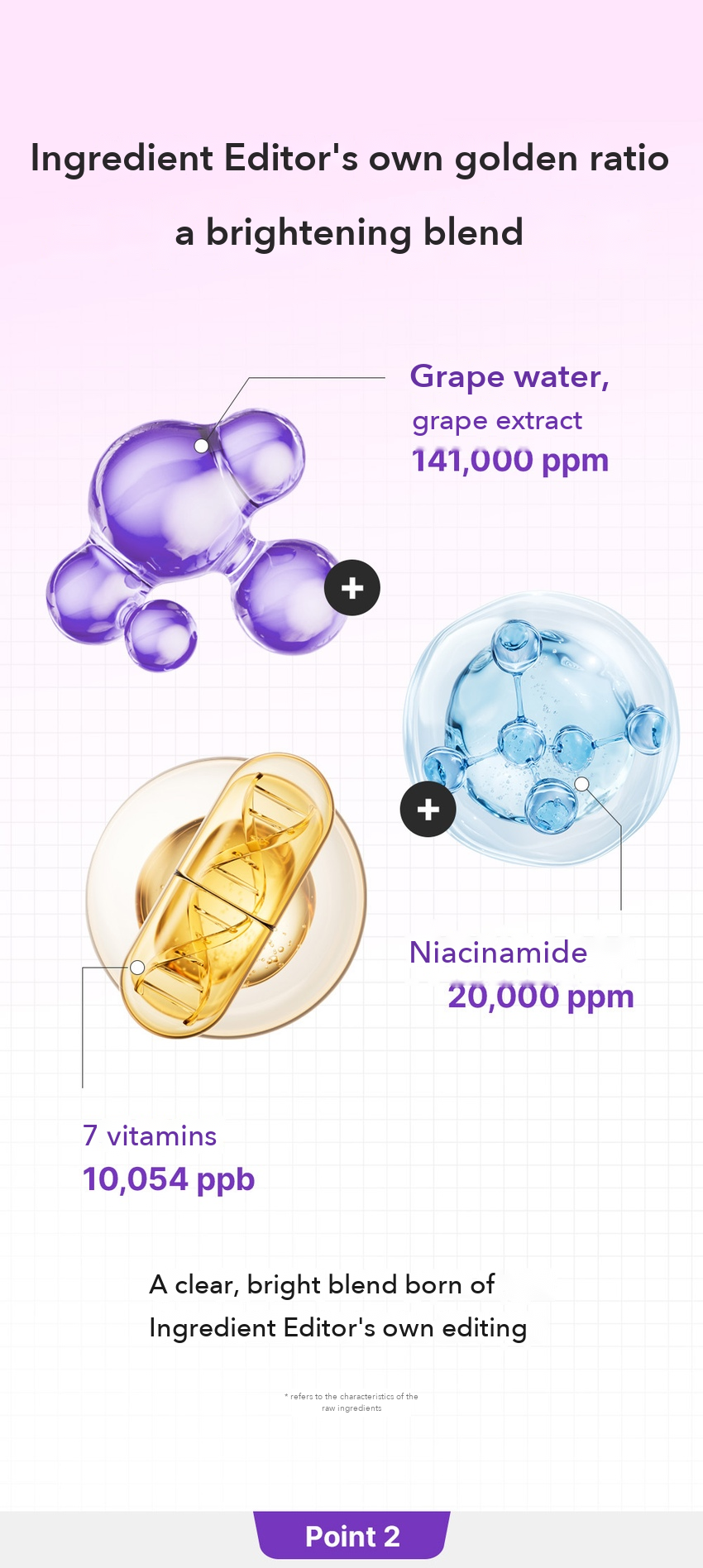 INGREDIENT EDITOR Muscat Grape Vita C Dark Spot Cream Plain detail 10