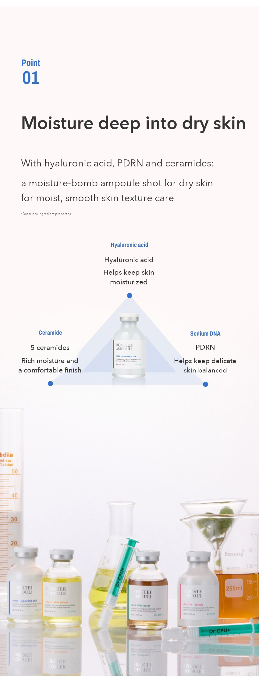 Dr.CPU+ Moisture Hydro Booster Ampoule detail 03