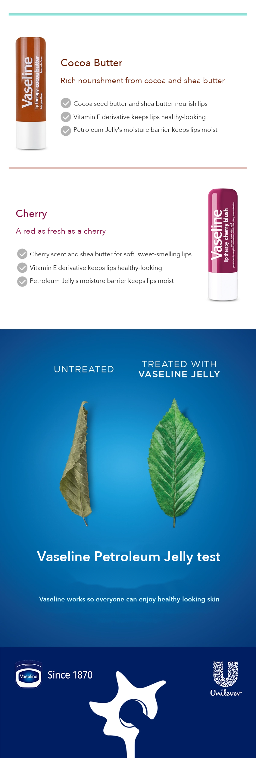 Vaseline Lip Care Stick Cherry detail 5