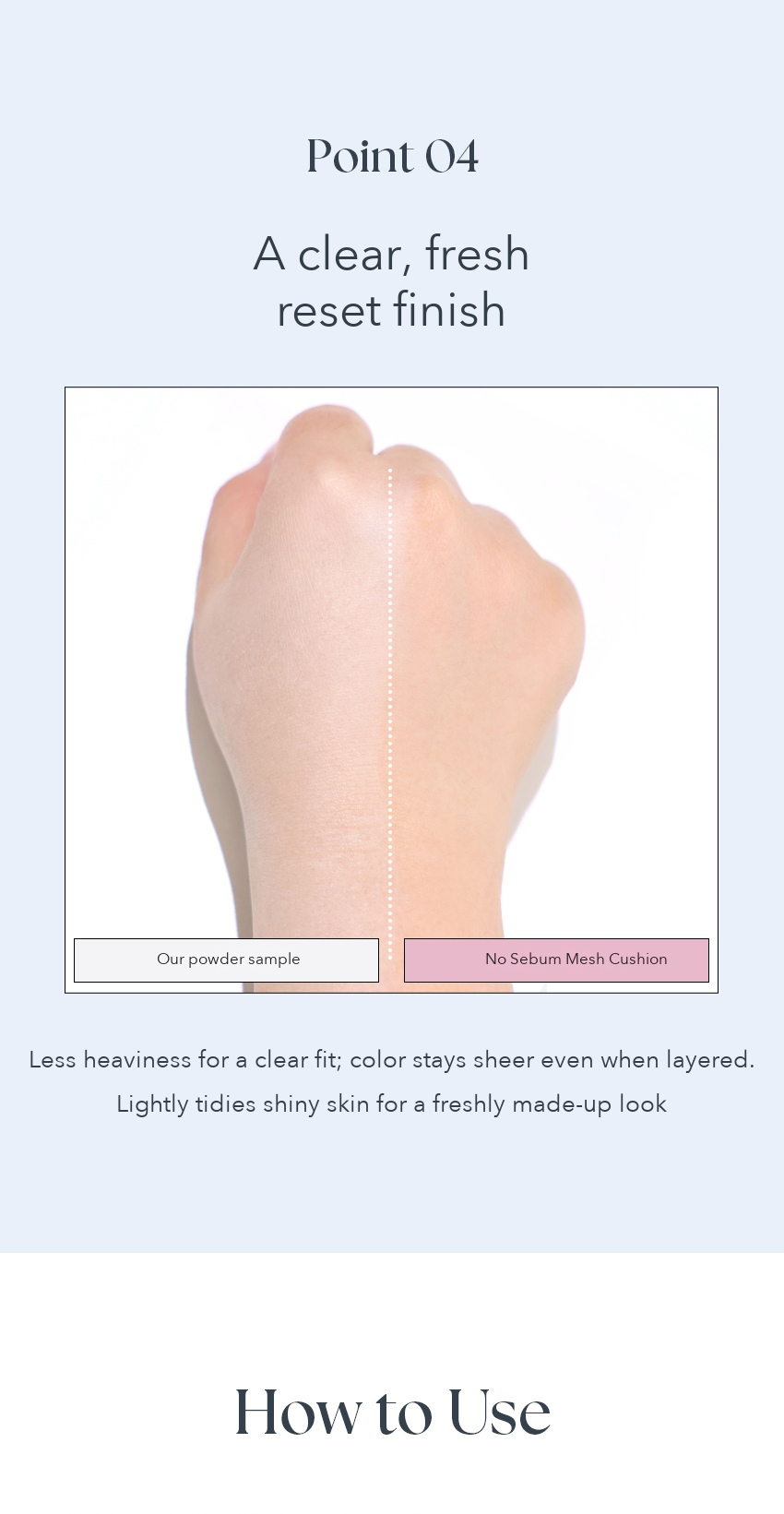 TAG No Sebum Mesh Cushion detail 10