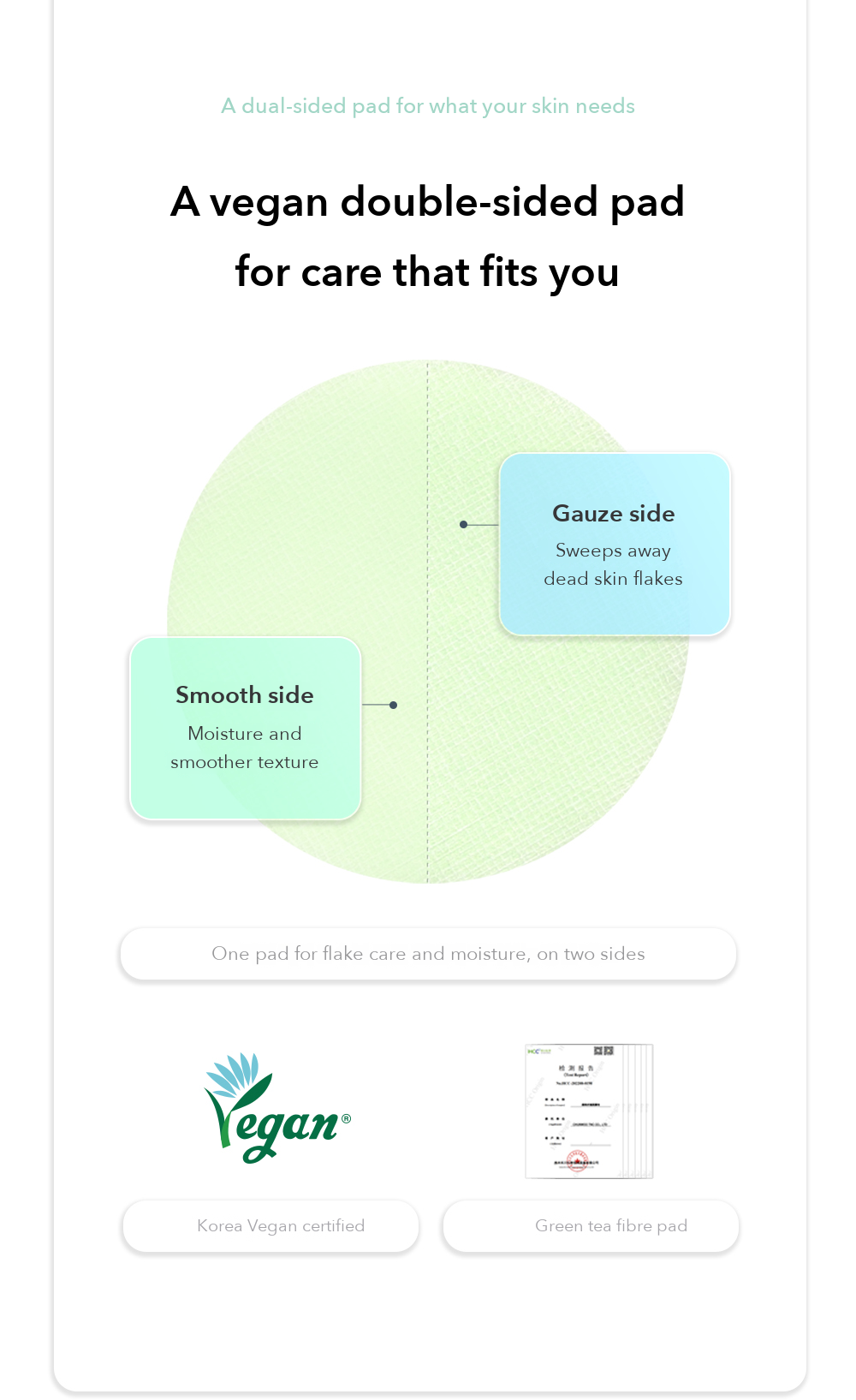 Kim Jeong Moon Aloe Cure Alpha Calming Aloe Pad 4 Pads detail 06