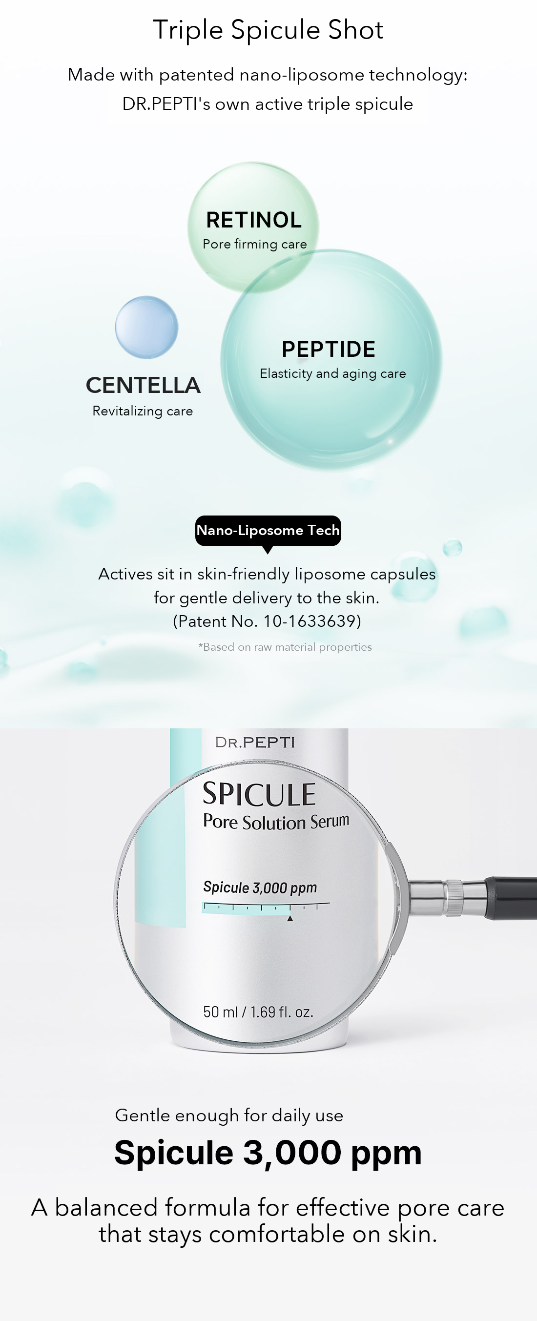 DR.PEPTI Peptide Spicule Pore Solution Serum detail 6