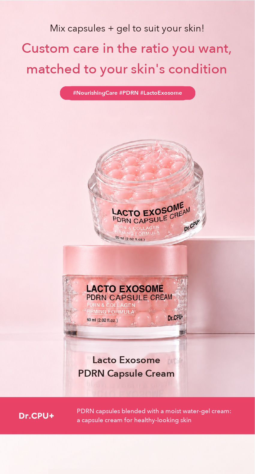 Dr.CPU+ Lacto Exosome PDRN Capsule Cream detail 01