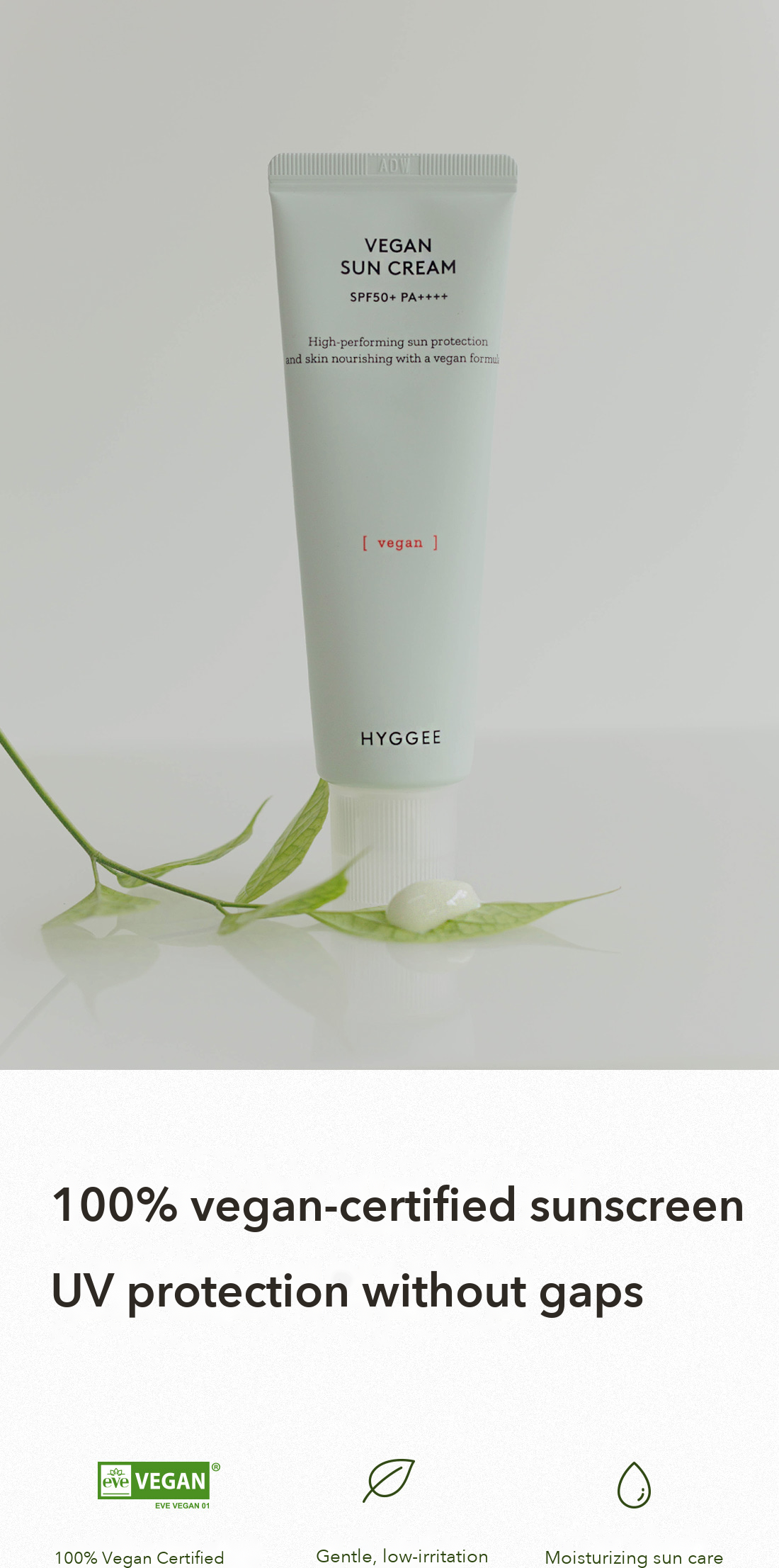 HYGGEE Vegan Sun Cream detail 5