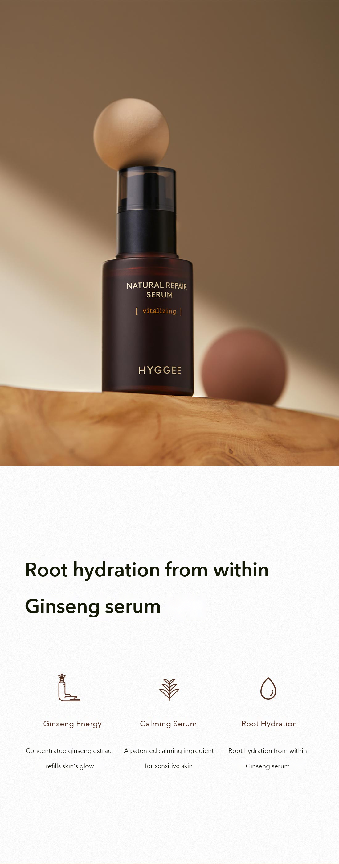 HYGGEE Natural Repair Serum detail 3