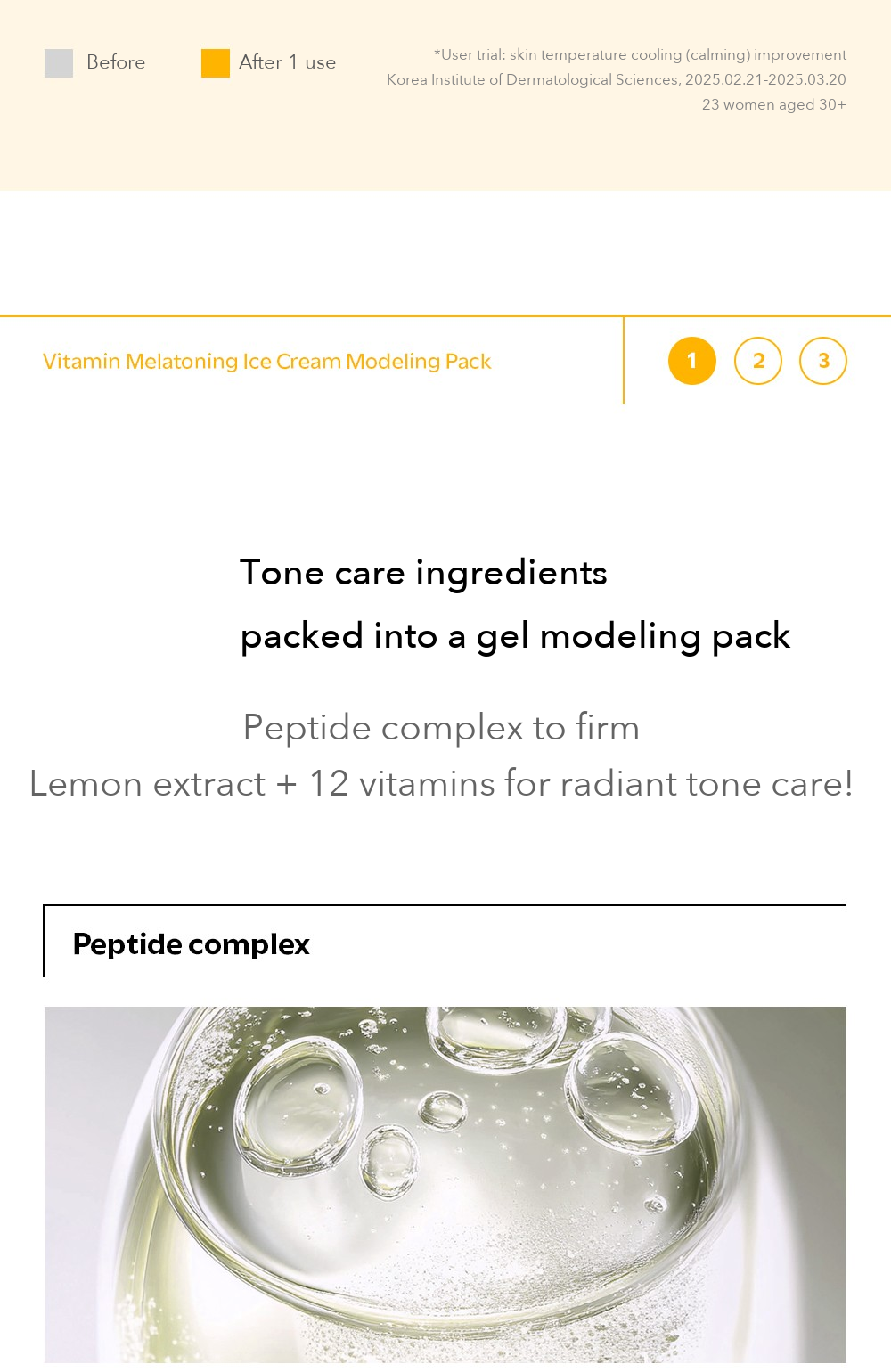MEDIPEEL Vitamin Tone Care Ice Cream Modeling Pack detail 03