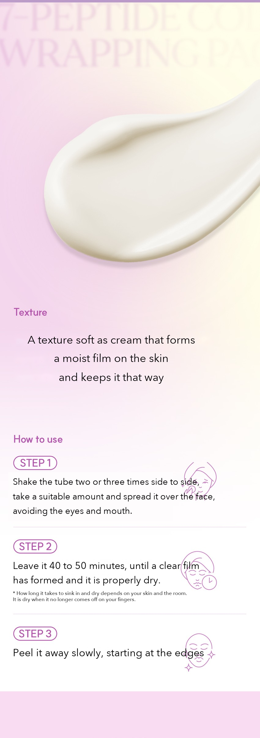 It's Skin Seven Peptide Collagen Wrapping Pack detail 08