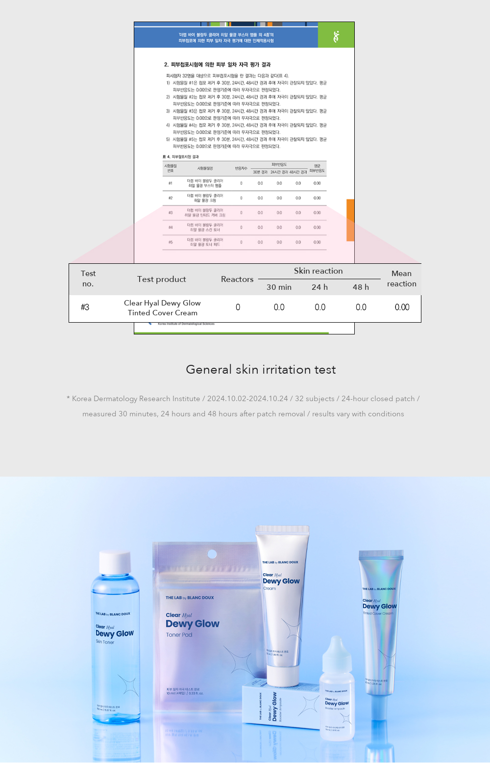 THE LAB by BLANC DOUX Clear Hyal Dewy Tinted Cover Cream detail 09