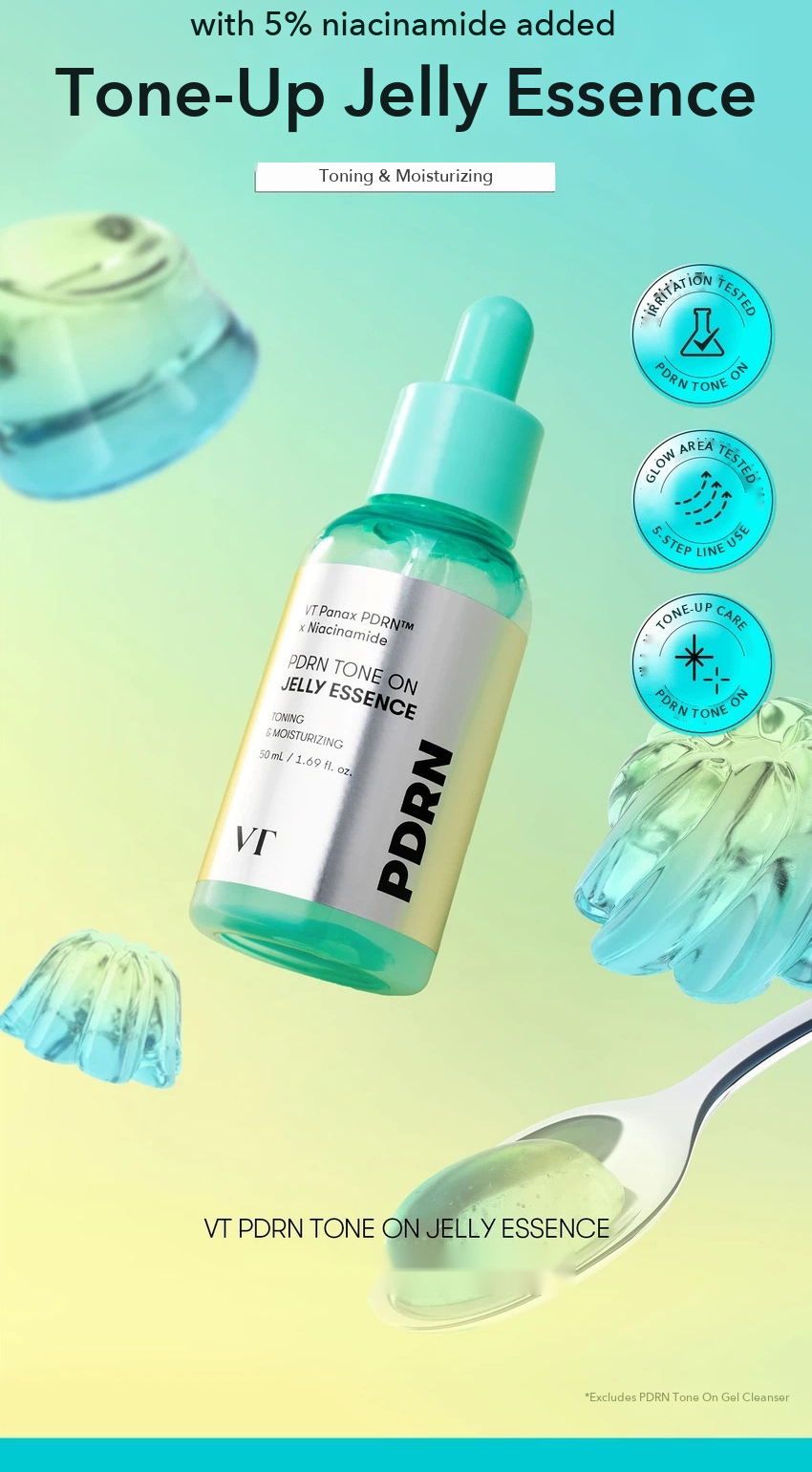 VT PDRN Tone On Jelly Essence 50ml detail 02