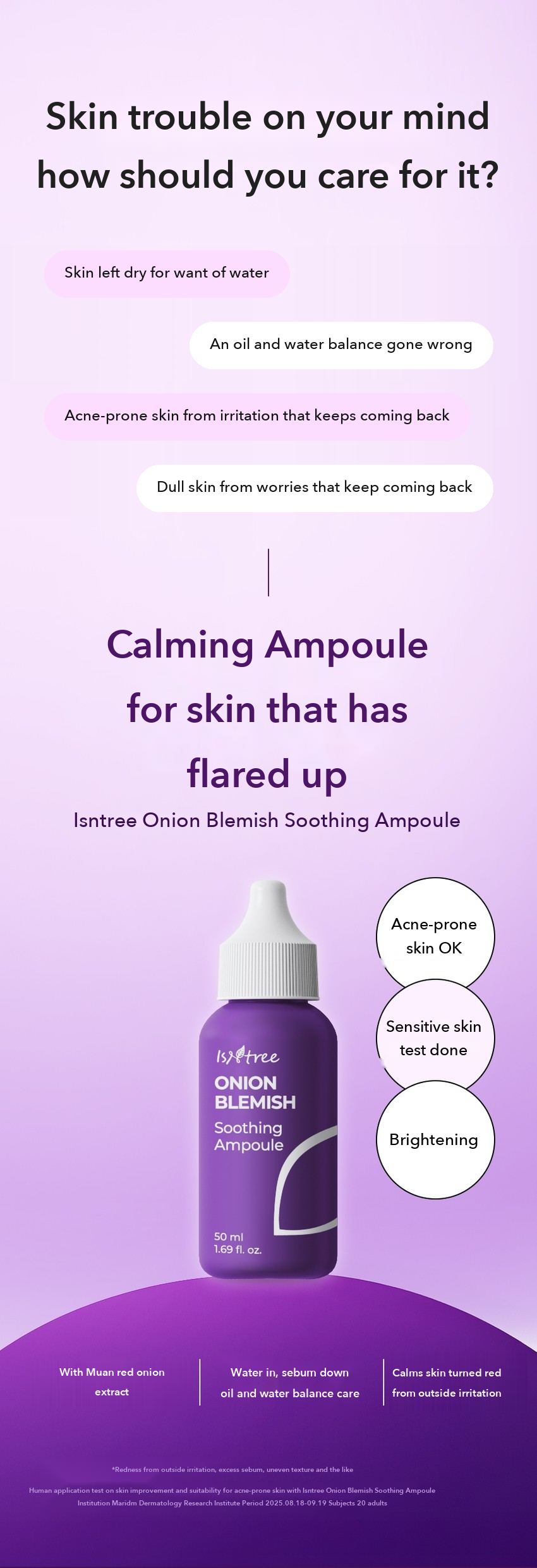 Isntree Onion Blemish Soothing Ampoule 50ml detail 01