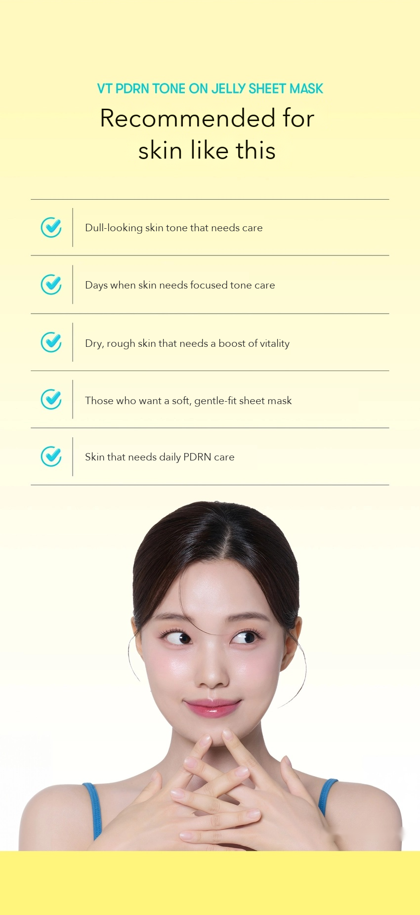 VT PDRN Tone-On Jelly Sheet Mask 1 Sheet detail 08