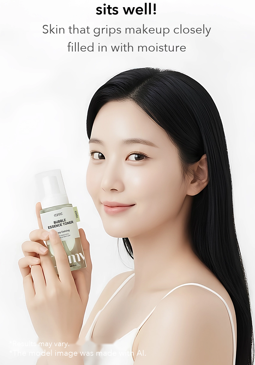 CUREST Moisture Calming Bubble Essence Toner detail 09