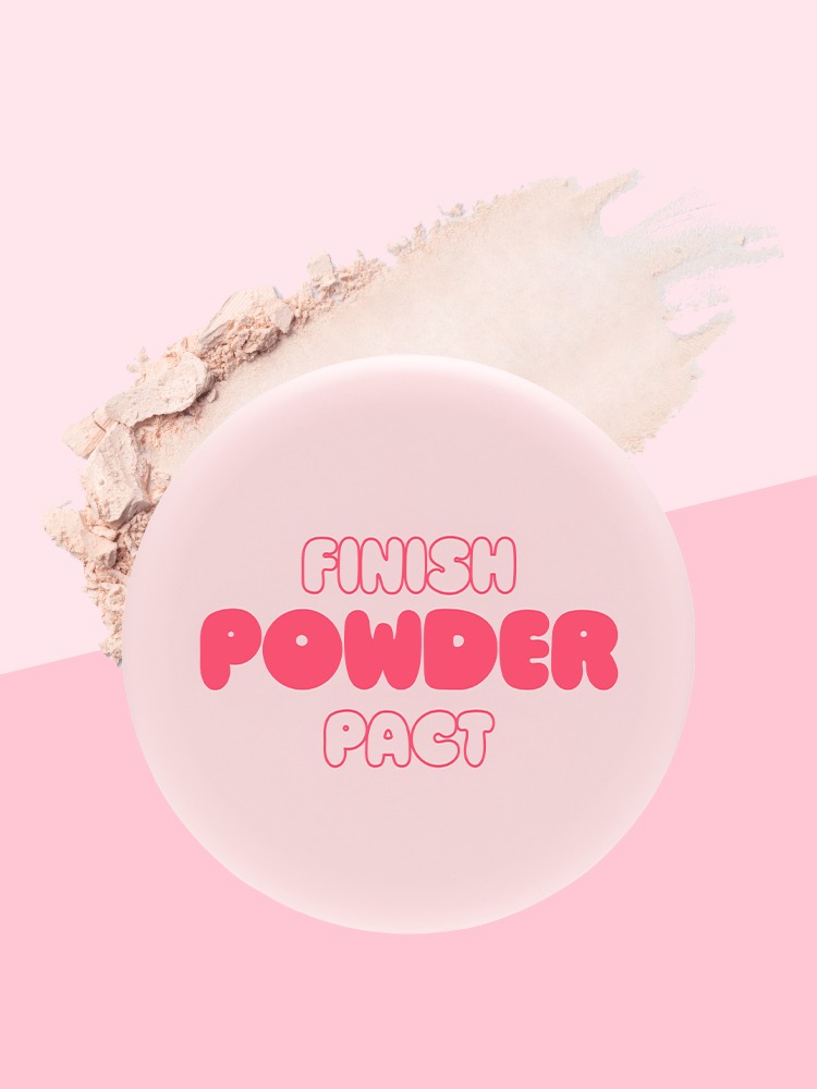 Mifactory Oil-Out Finish Powder Pact Pink Beige 5g