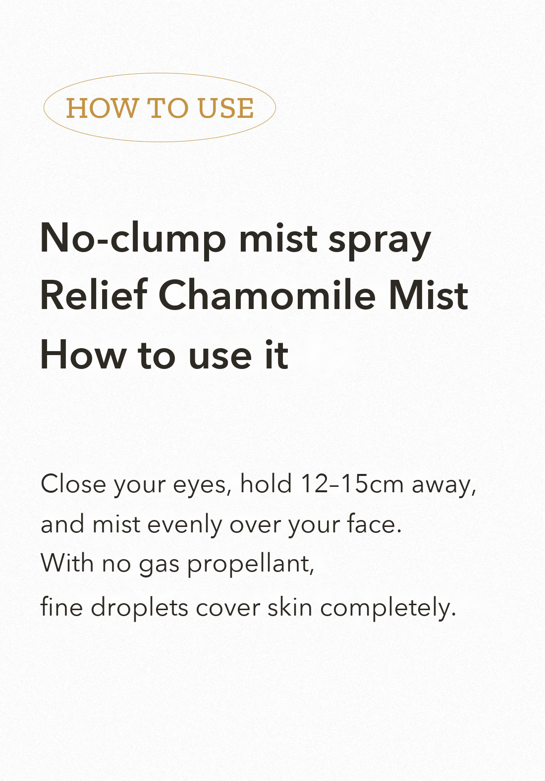 HYGGEE Relief Chamomile Mist detail 12