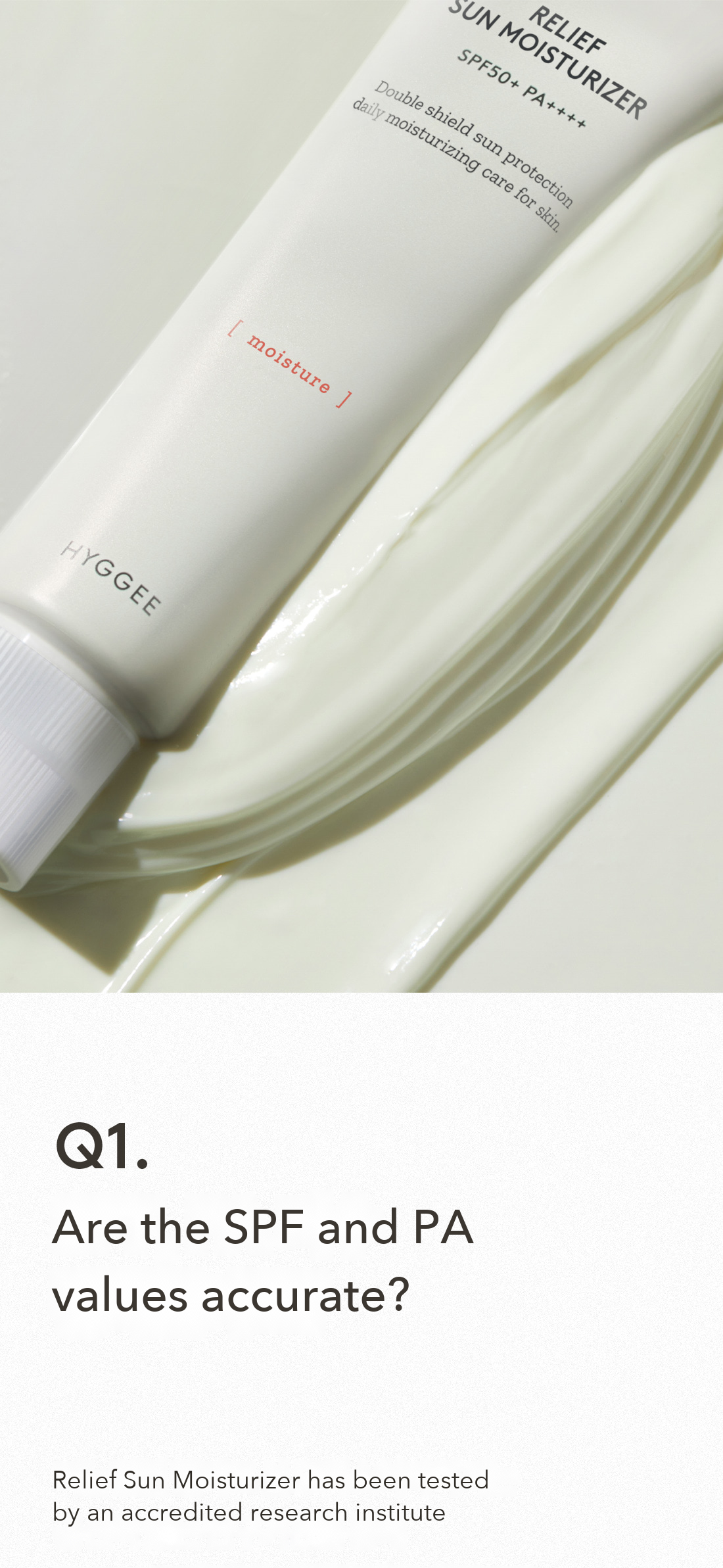 HYGGEE Relief Sun Moisturizer detail 14