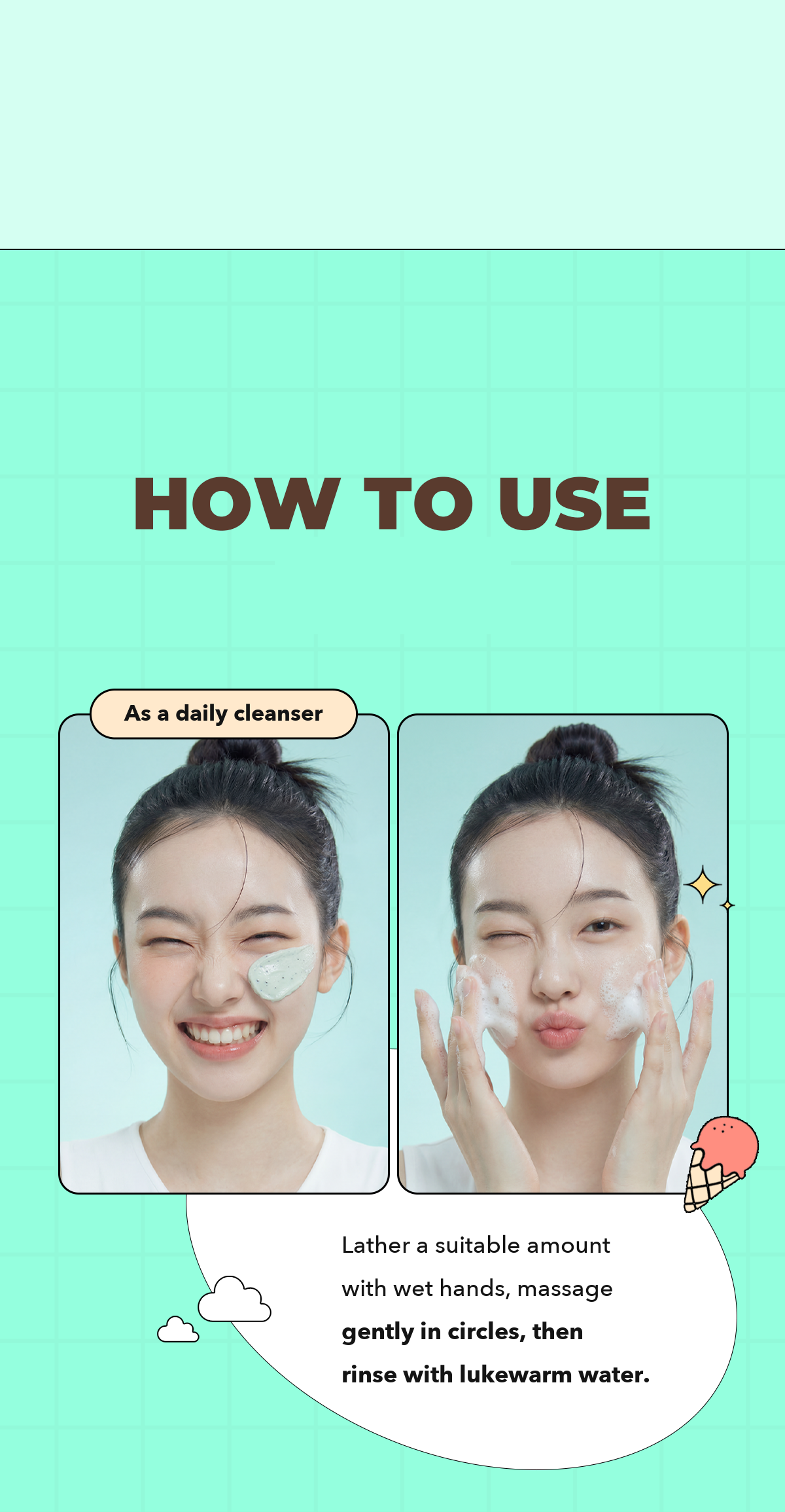 POINT Gelato Mint Choco Pack Cleanser detail 16