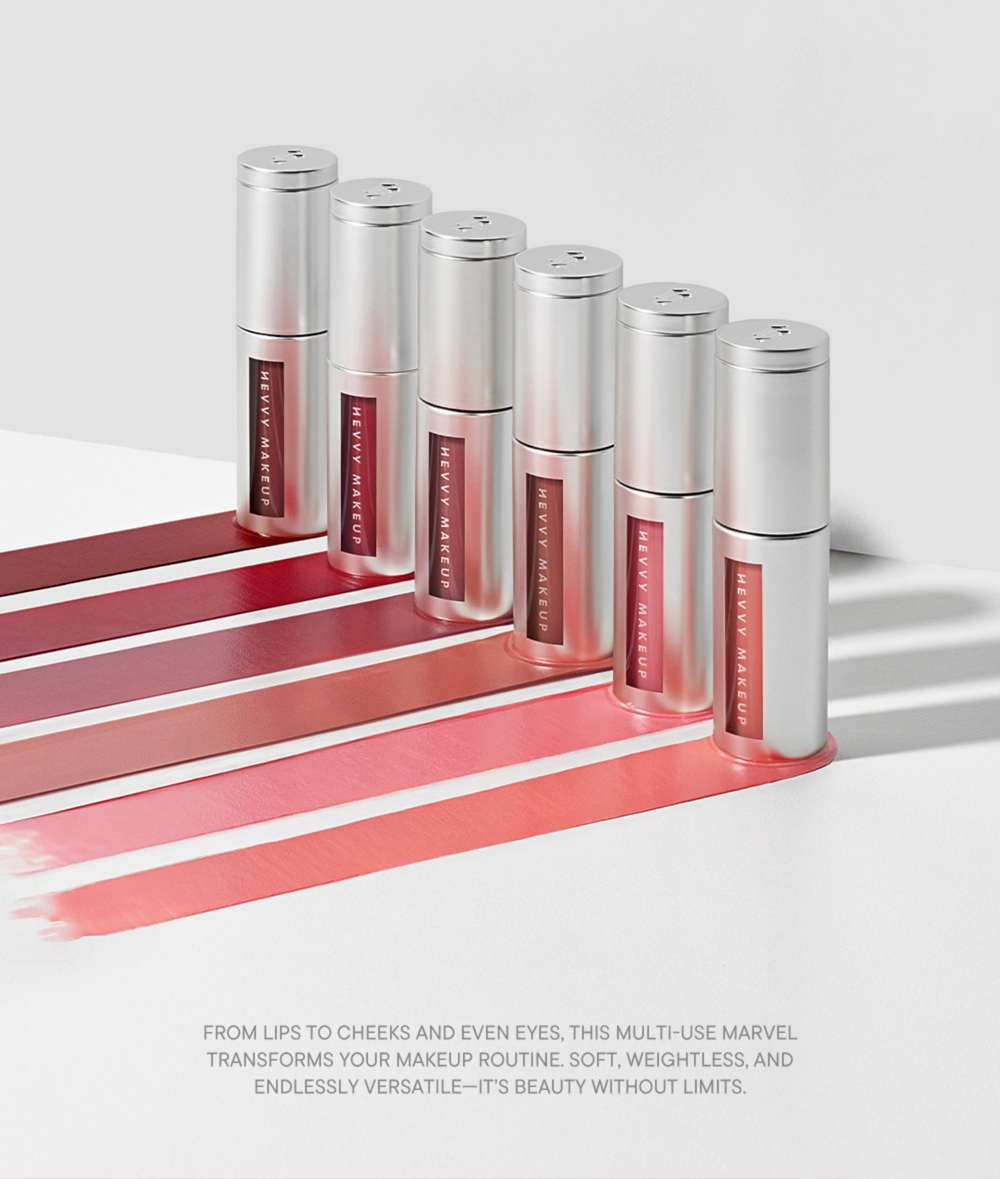 HEVVY MAKEUP Blurring Slip Fit Lip & Cheek detail 01