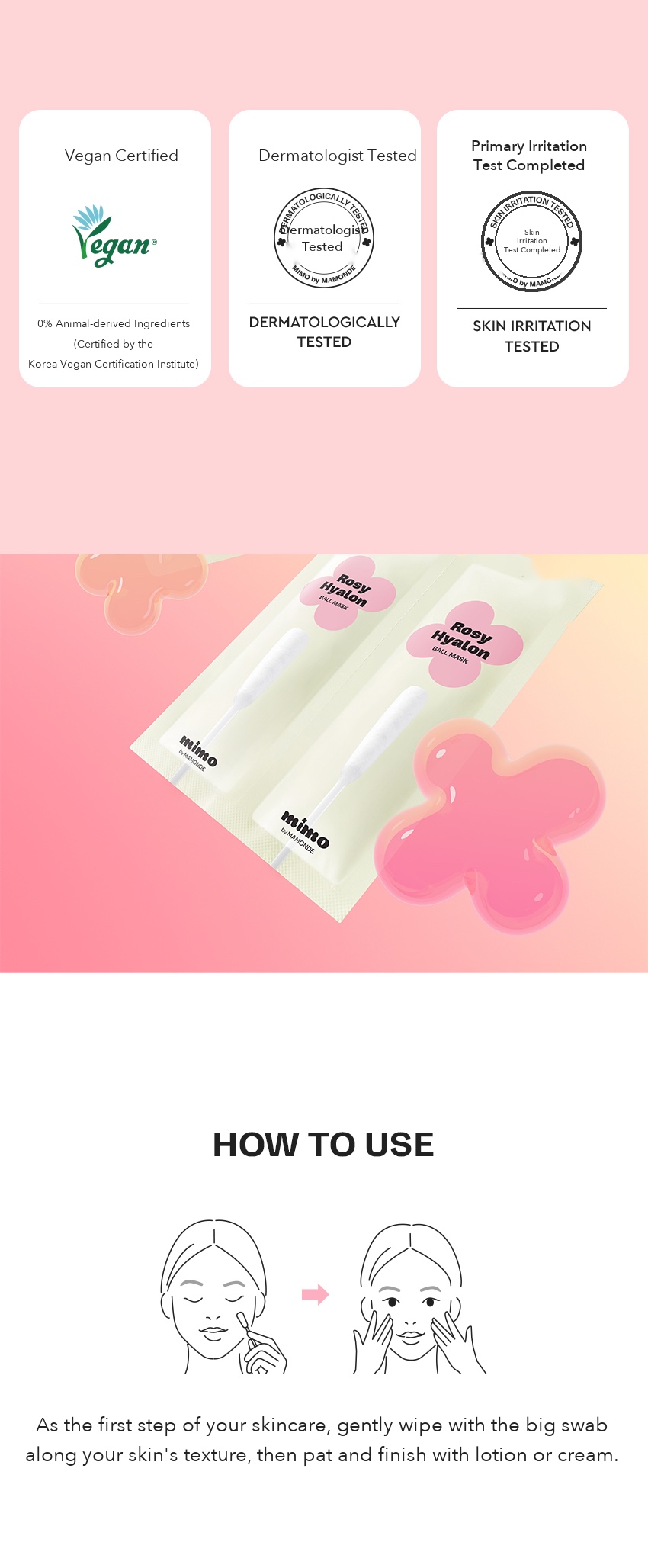 MIMO by MAMONDE Rosy-Hyalon Ball Mask detail 12