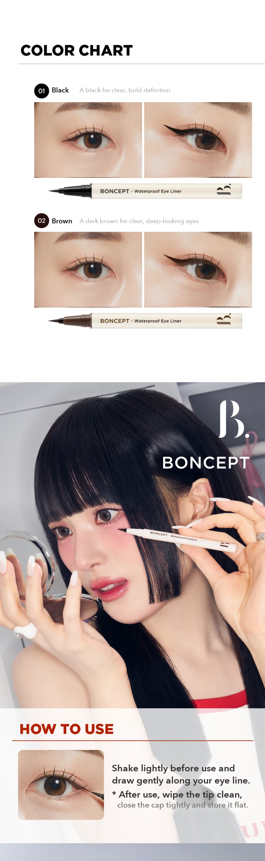 BONCEPT Waterproof Eyeliner detail 07