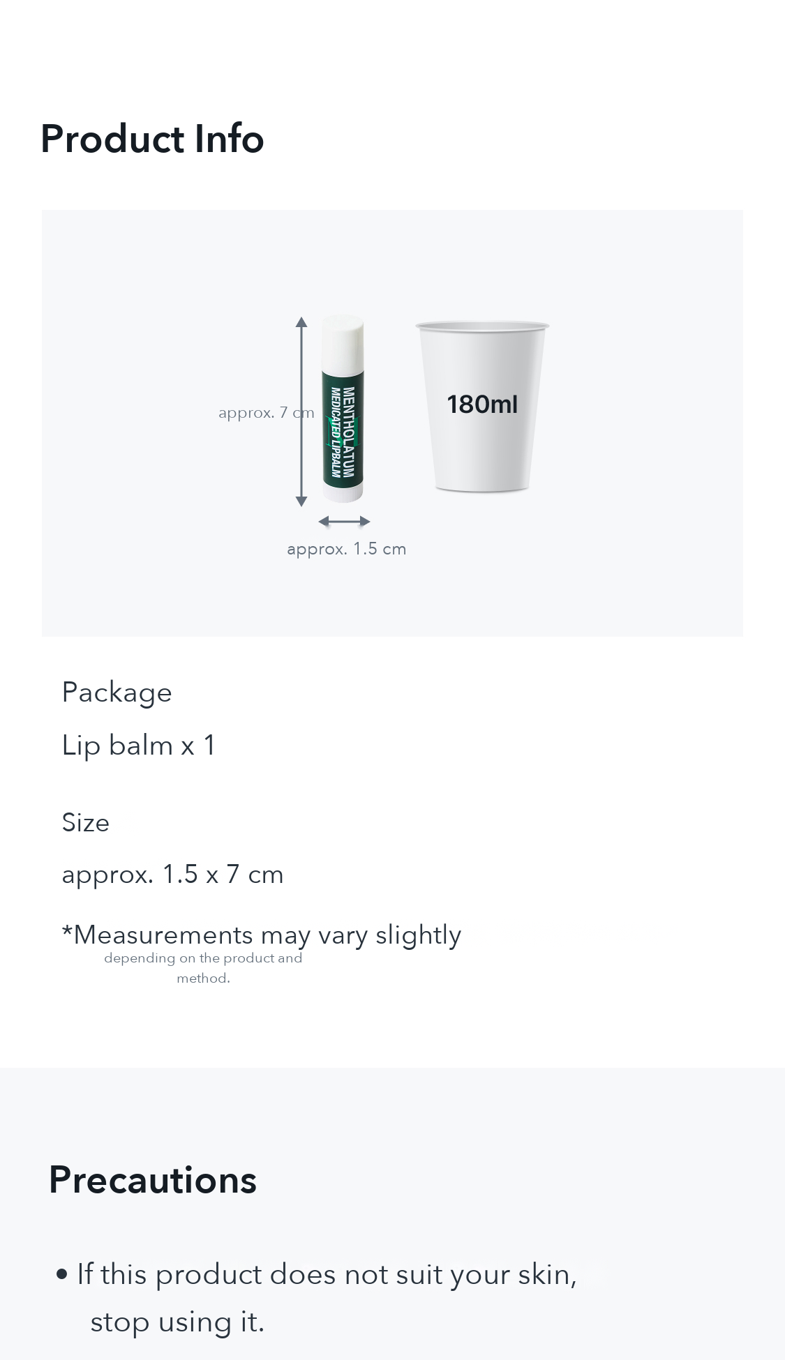 Mentholatum Medicated Lip Balm detail 5
