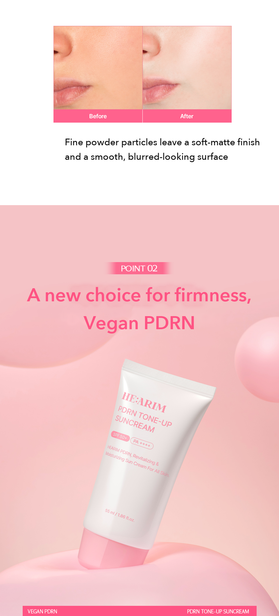 HE:ARIM PDRN Tone-up Sun Cream detail 08