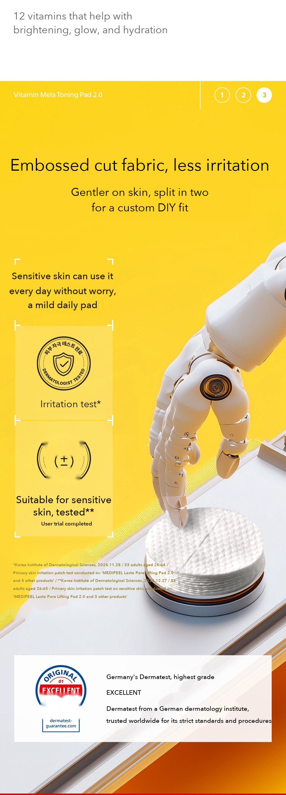 Vitamin Mela Toning Pad Refill detail 10