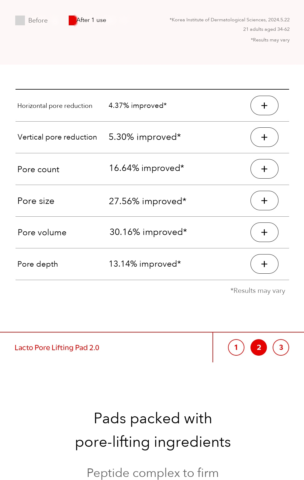 MEDIPEEL Lacto Pore Lifting Pad 2.0 (50 Pads) detail 07