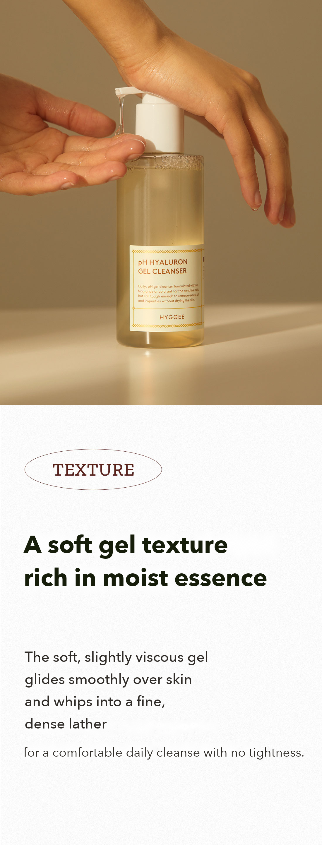HYGGEE pH Hyaluron Gel Cleanser detail 16