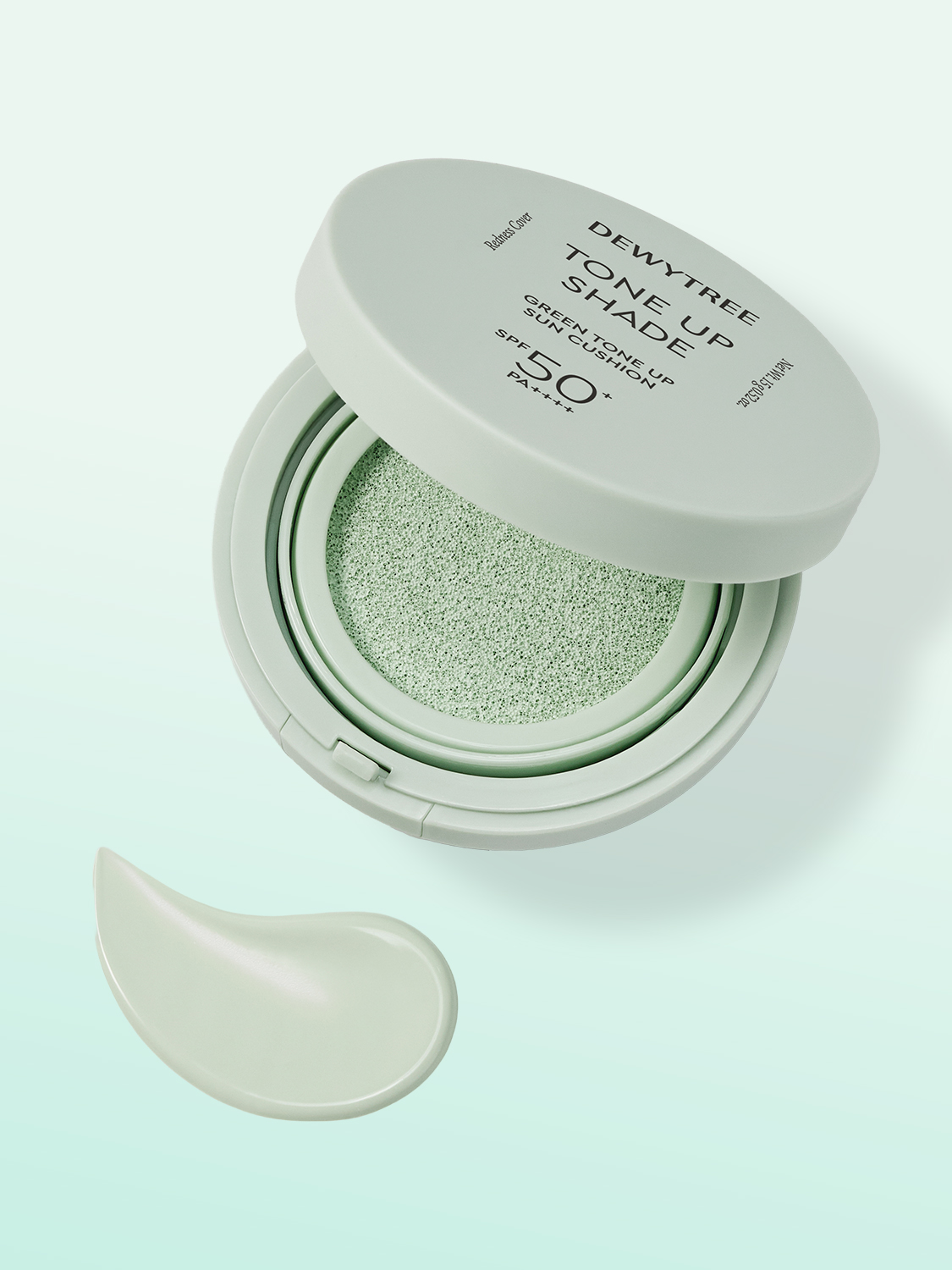 DEWYTREE Tone-up Shade Green Tone-up Sun Cushion 15g