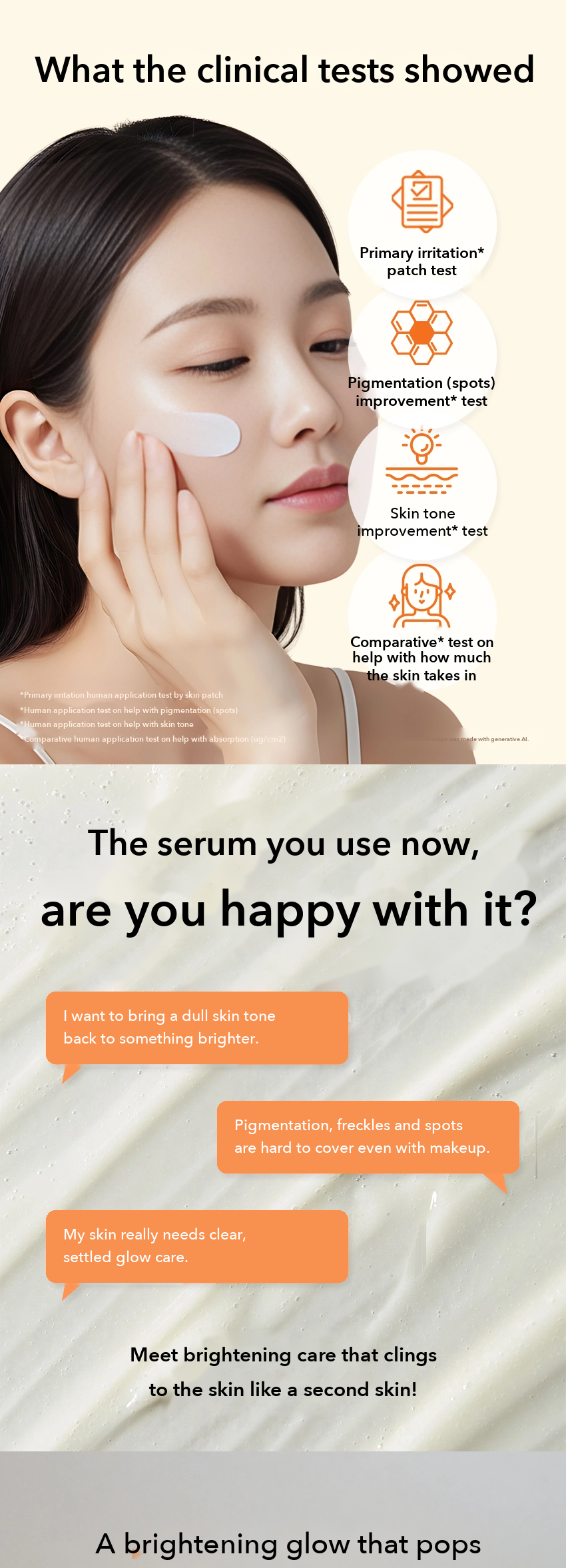 CUREST Brightening Bubble Fit Serum detail 2