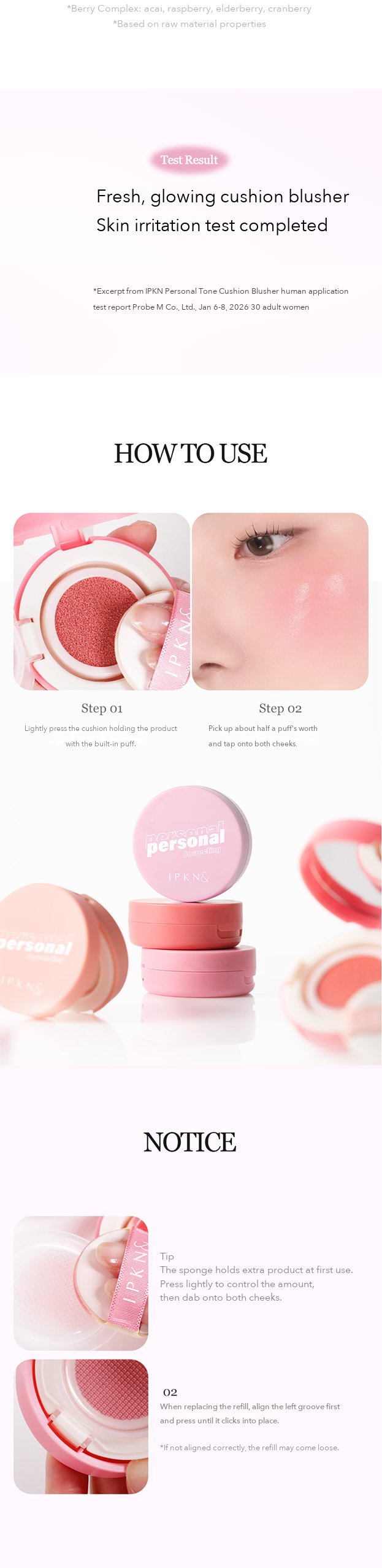 IPKN Tone Cushion Blusher Grapy detail 04