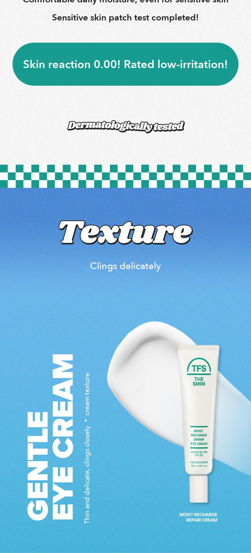 THE FACE SHOP The Smim Moist Recharge Repair Eye Cream detail 8