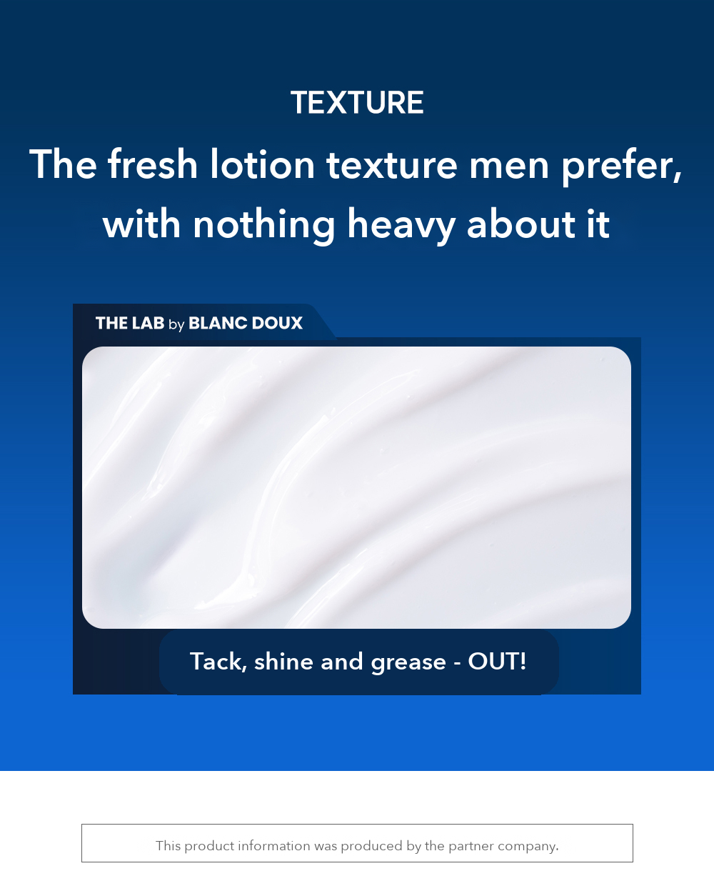 THE LAB by BLANC DOUX Clear Hyal Homme Sun Cream detail 10