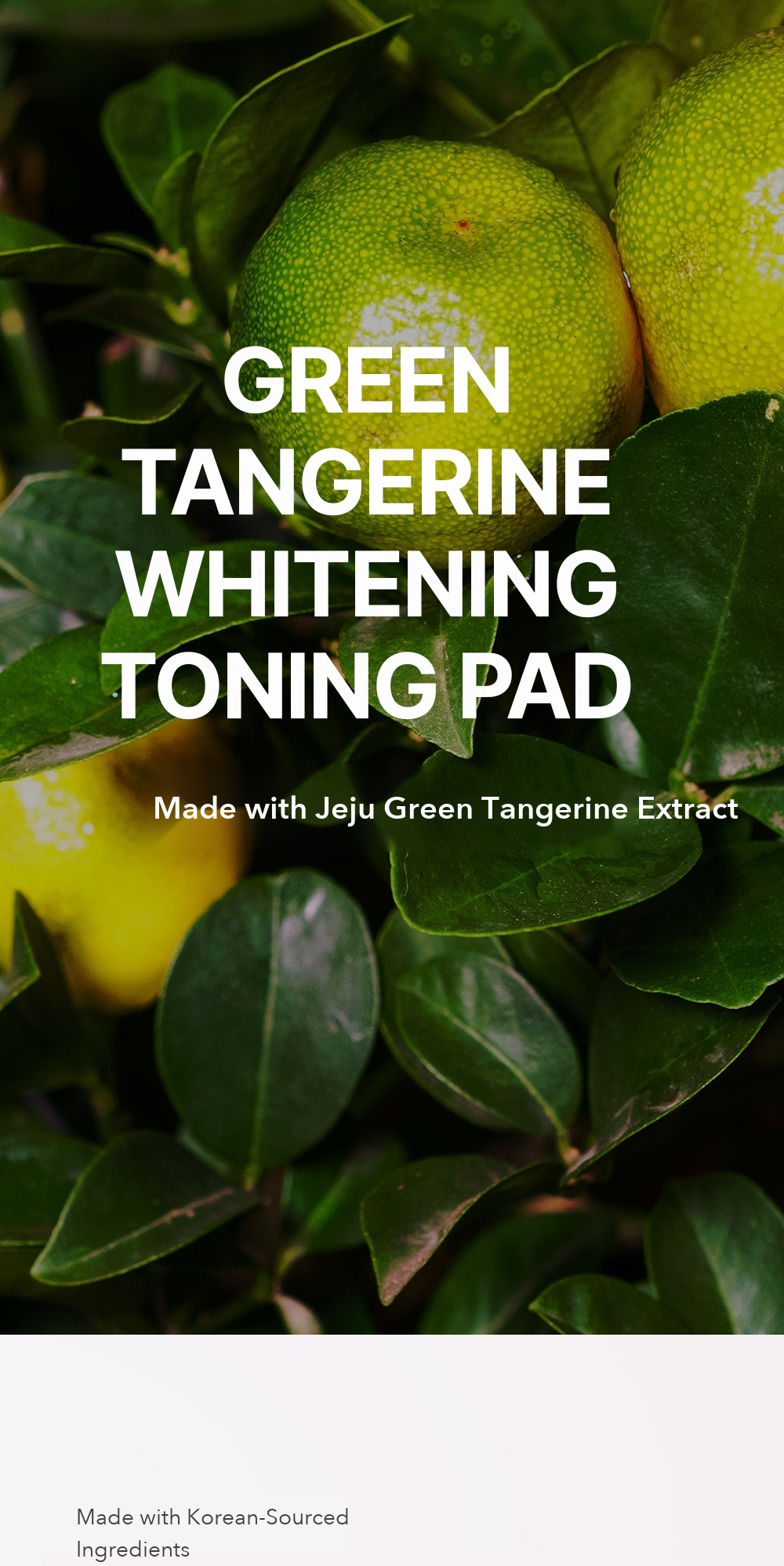 SOMISOME Green Tangerine Toning Pad 50 Pads 130g detail 07