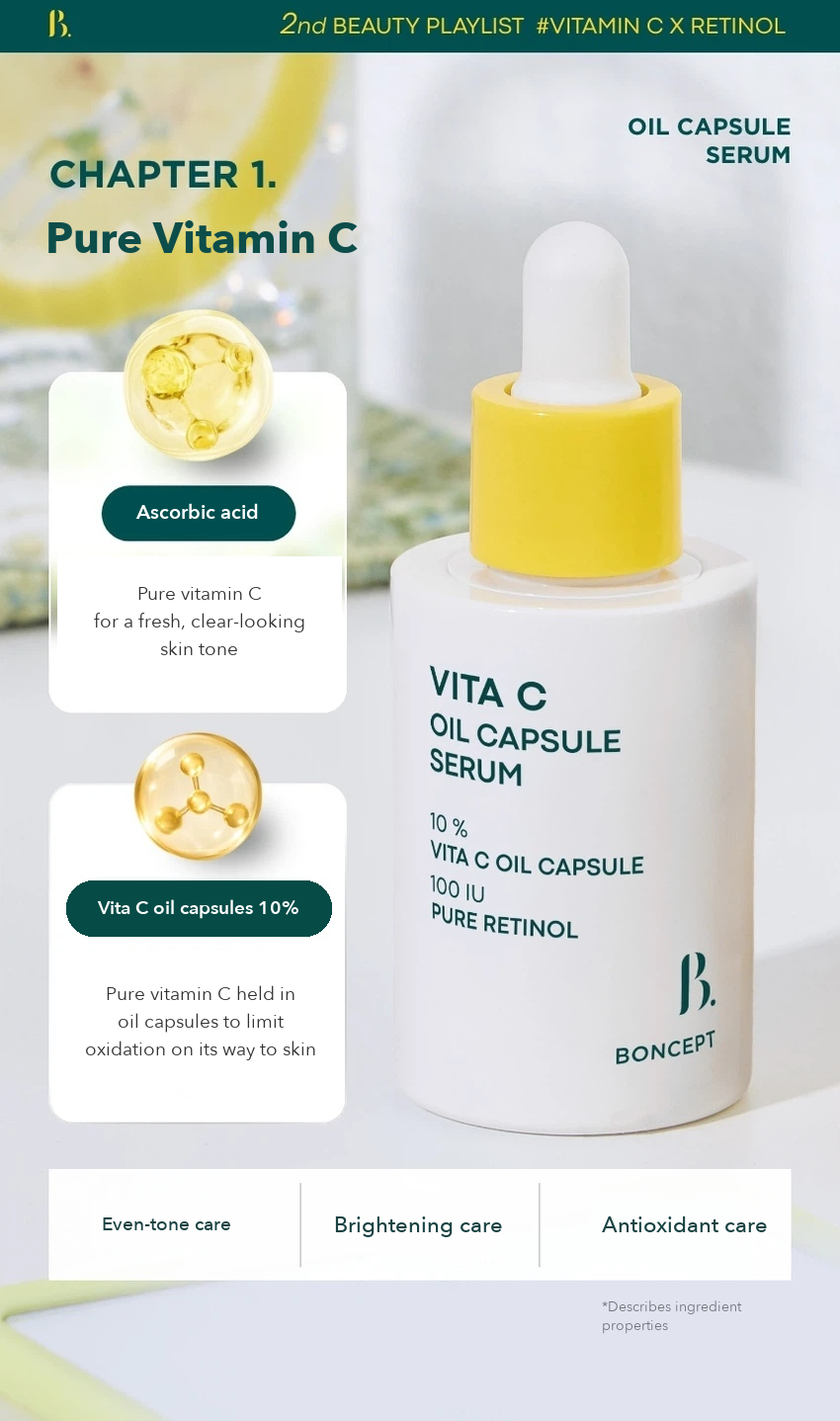 BONCEPT Vita C Oil Capsule Serum 30ml detail 04