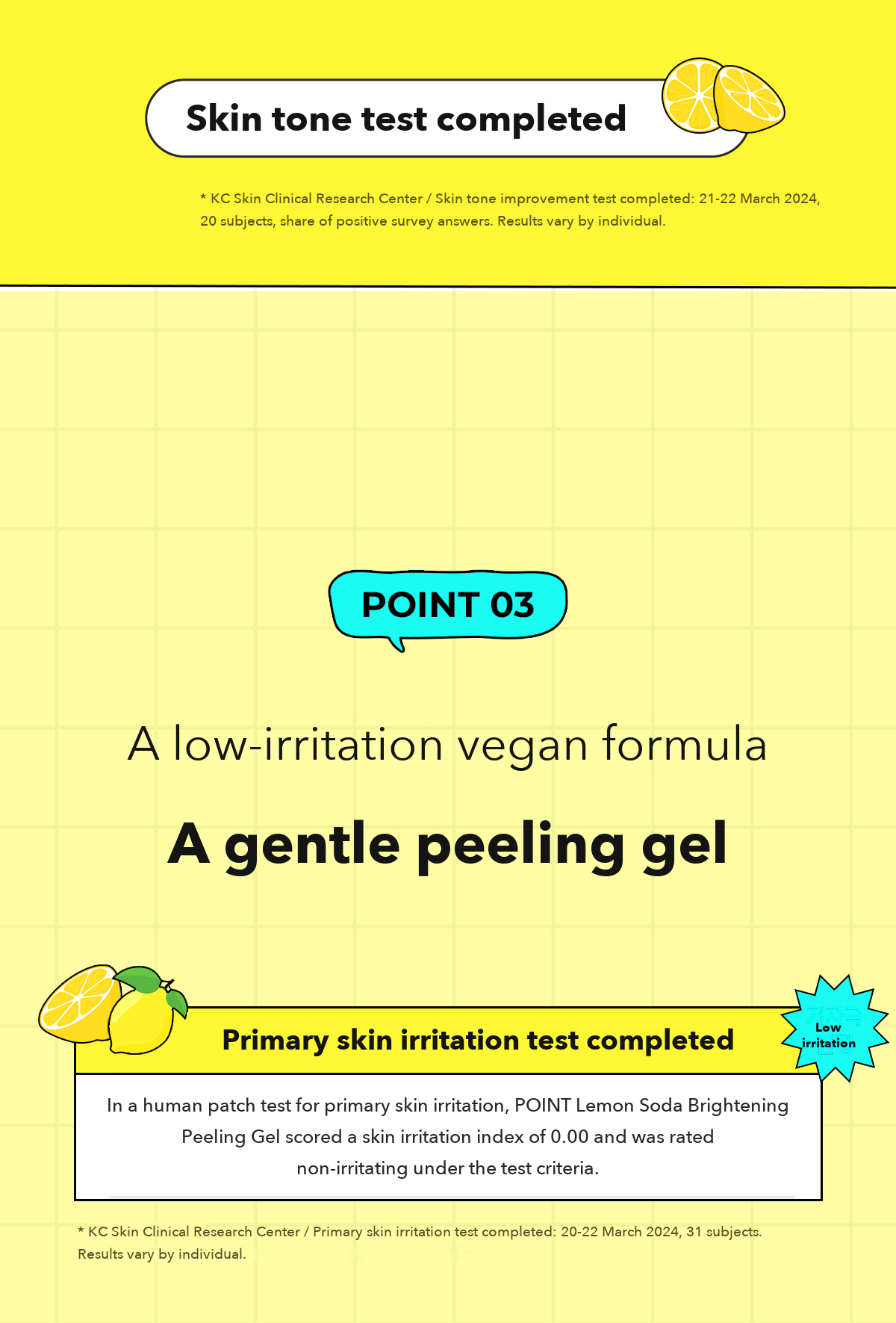POINT Lemon Soda Brightening Peeling Gel detail 7
