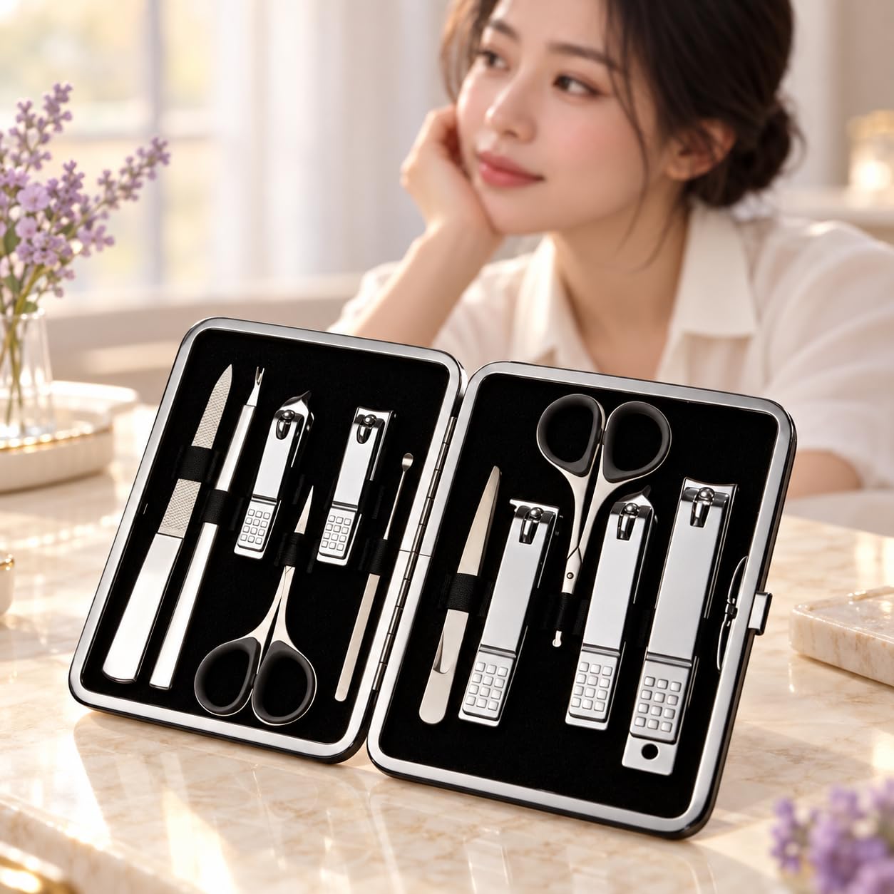 777 11-Piece Manicure Pedicure Nail Care Set detail 03