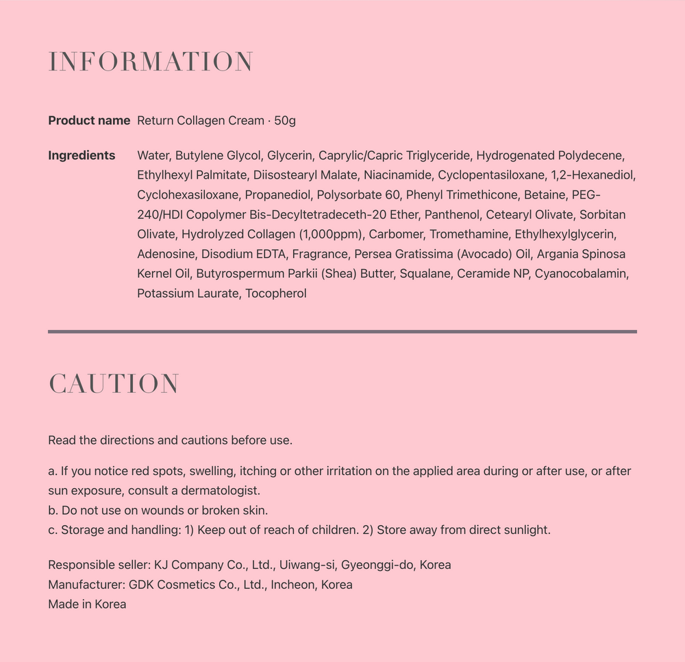 Return Collagen Cream detail 25