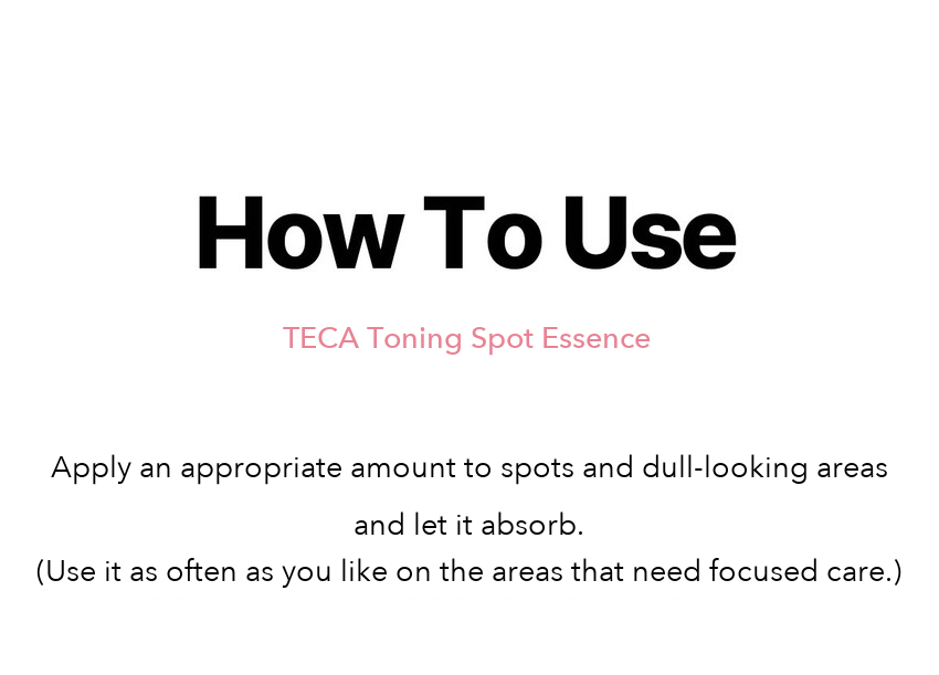 Madeca21 TECA Toning Spot Essence 15ml detail 17