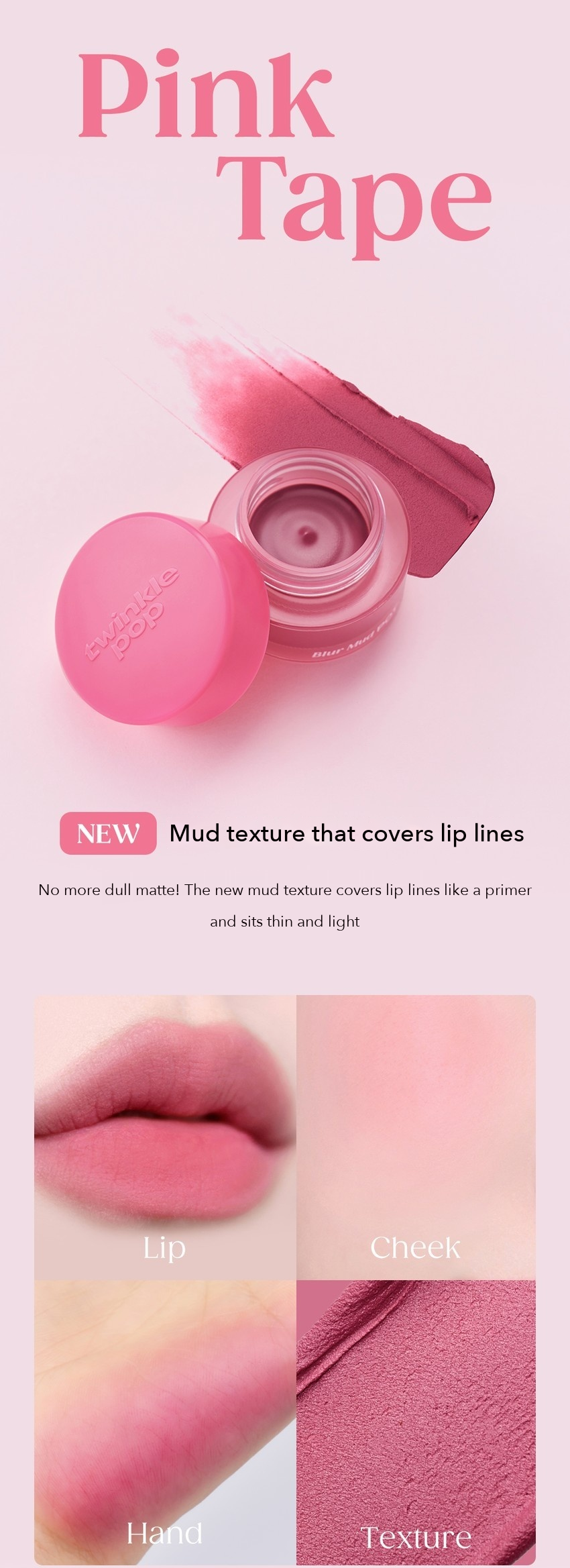 TWINKLE POP Blur Mud Pot by CLIO detail 04