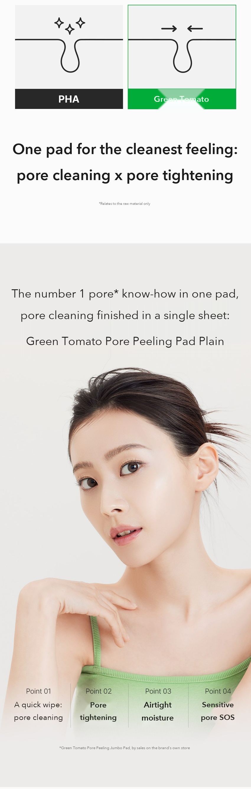 INGREDIENT EDITOR Green Tomato Pore Peeling Pad detail 3