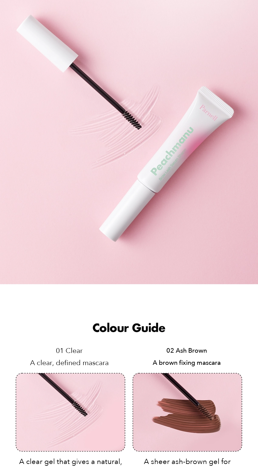 PARNELL Peachmanu Brow & Lash Serum Shaper detail 03