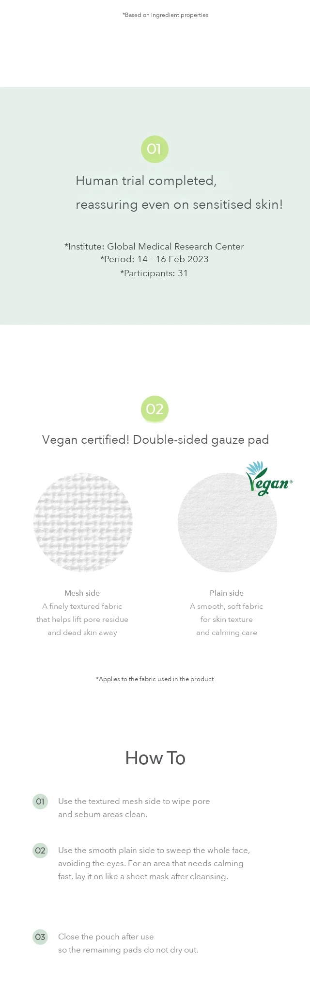 A'PIEU The Pure Tea Tree Pore Pad detail 3