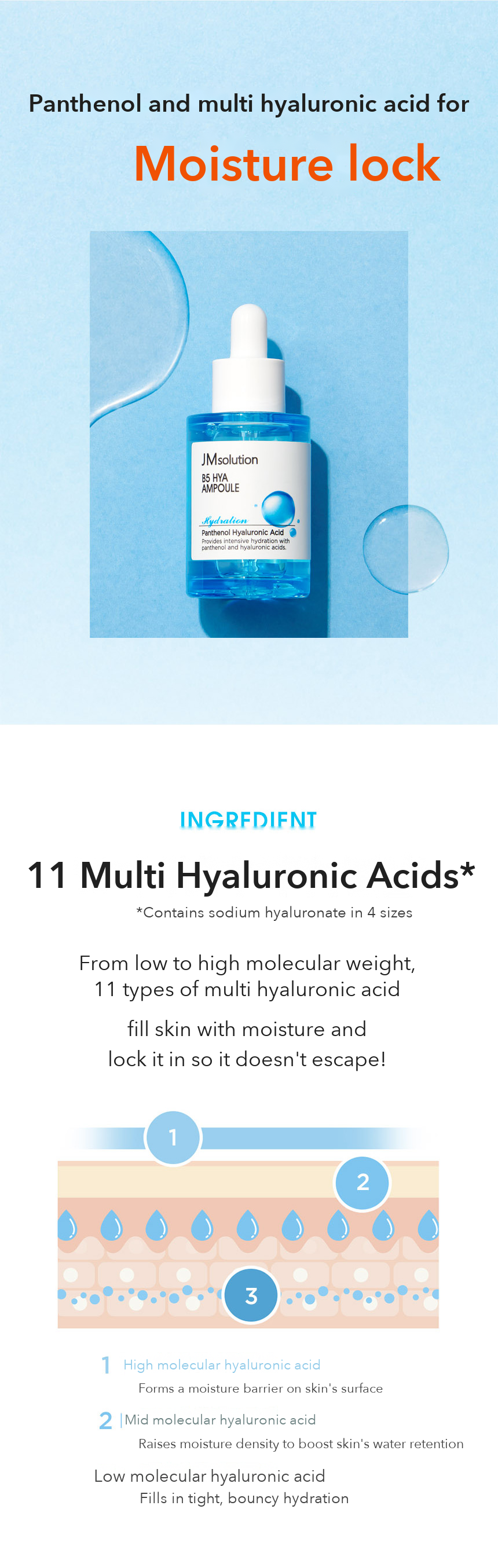 JMsolution B5 Hya Moisturizing Ampoule 30ml detail 03