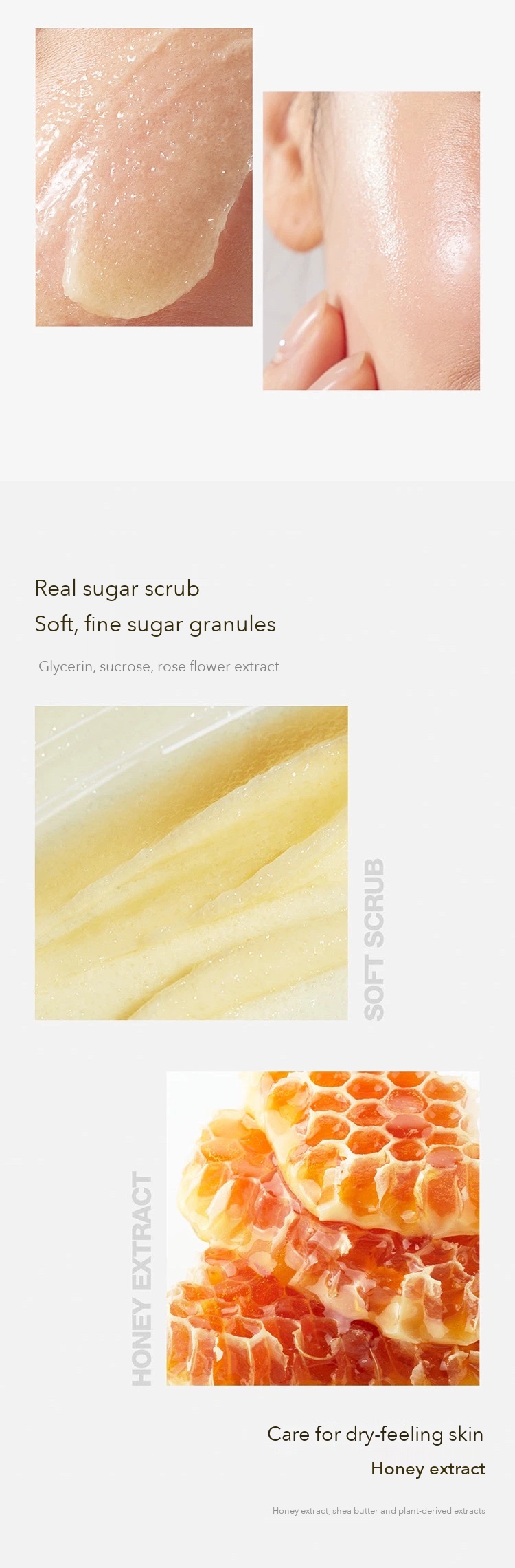 PLU365 Facial Scrub Honey Lemon detail 2