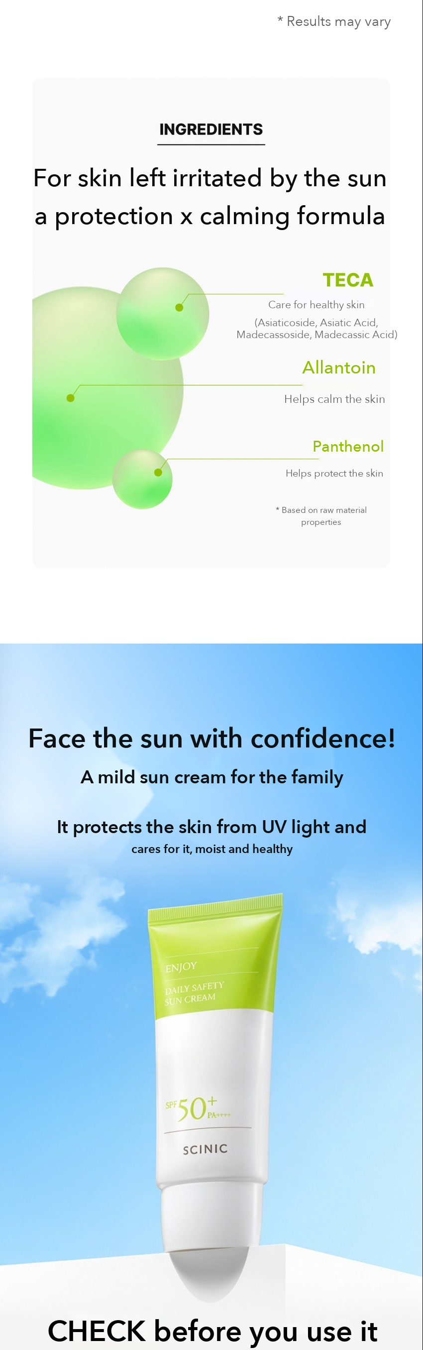 SCINIC Enjoy Daily Safety Mineral Sun Cream 60g detail 04