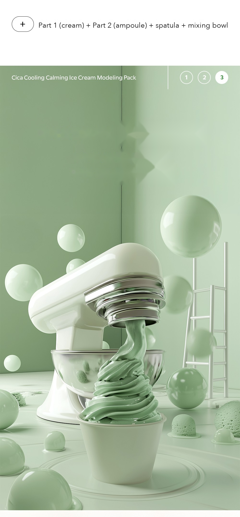 MEDIPEEL Cica Ice Cream Modeling Pack detail 8