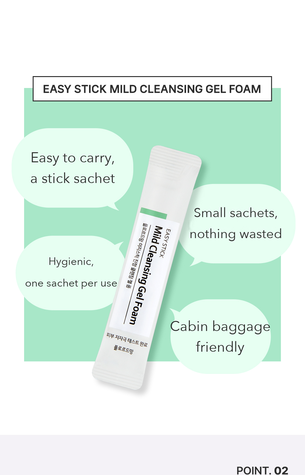 FLORdeMAN Easy Stick Mild Cleansing Gel Foam detail 4