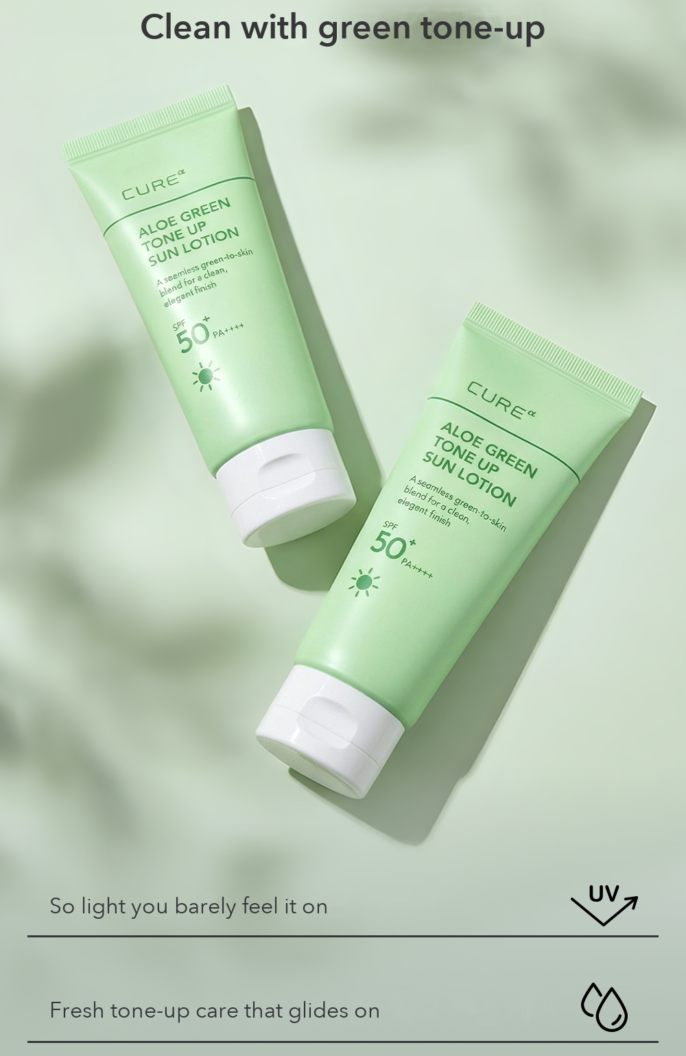 Kim Jeong Moon Aloe Cure Alpha Aloe Green Tone-up Sun Lotion detail 05